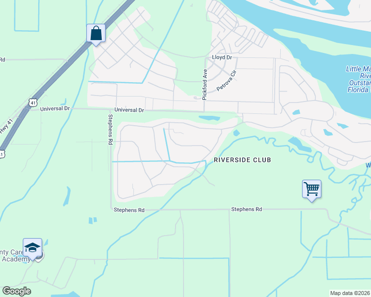 map of restaurants, bars, coffee shops, grocery stores, and more near 3911 Dockers Drive in Ruskin
