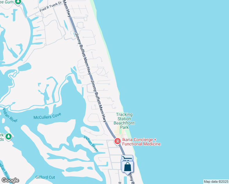 map of restaurants, bars, coffee shops, grocery stores, and more near 965 Reef Lane in Vero Beach