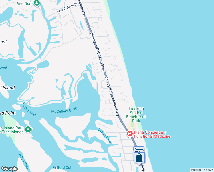 map of restaurants, bars, coffee shops, grocery stores, and more near 837 Seminole Lane in Vero Beach