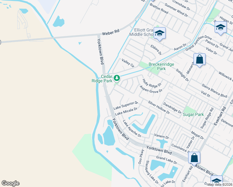 map of restaurants, bars, coffee shops, grocery stores, and more near 4210 Lake Geneva Drive in Corpus Christi