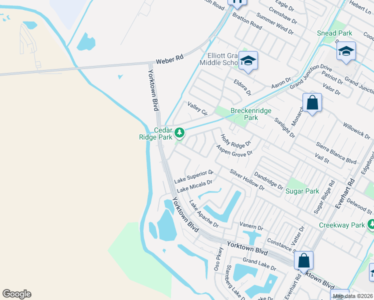 map of restaurants, bars, coffee shops, grocery stores, and more near 4210 Lake Geneva Drive in Corpus Christi