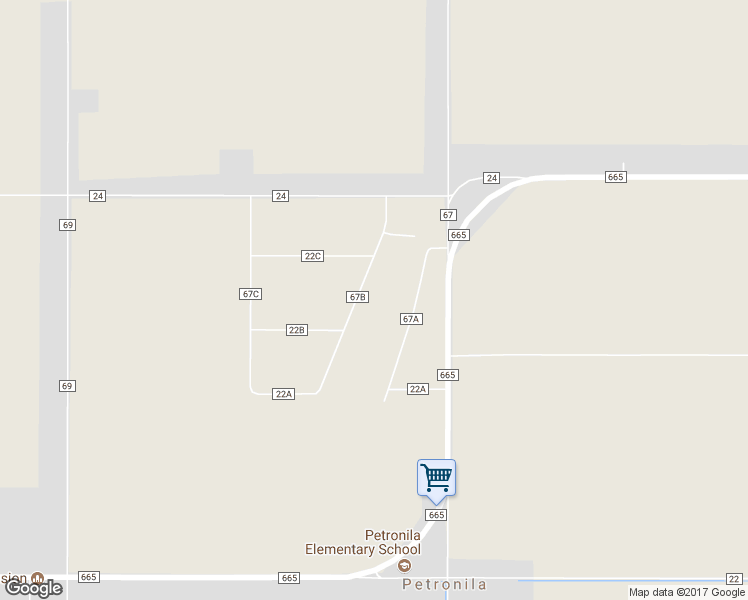 map of restaurants, bars, coffee shops, grocery stores, and more near 2574 County Road 67B in Robstown