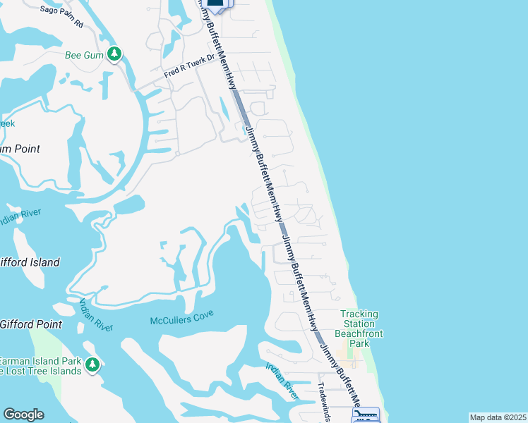 map of restaurants, bars, coffee shops, grocery stores, and more near 121 Peppertree Drive in Indian River Shores