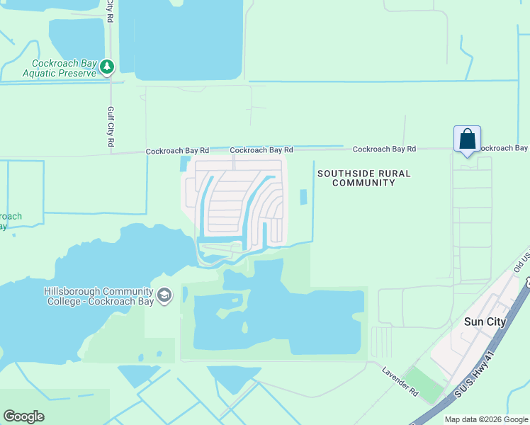 map of restaurants, bars, coffee shops, grocery stores, and more near 3911 Maul Lane in Ruskin