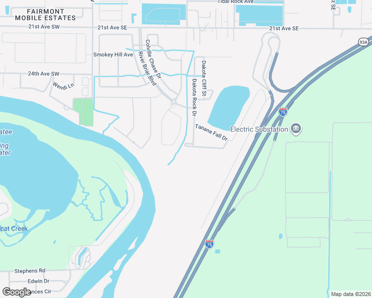 map of restaurants, bars, coffee shops, grocery stores, and more near 503 Washita Stone Drive in Ruskin