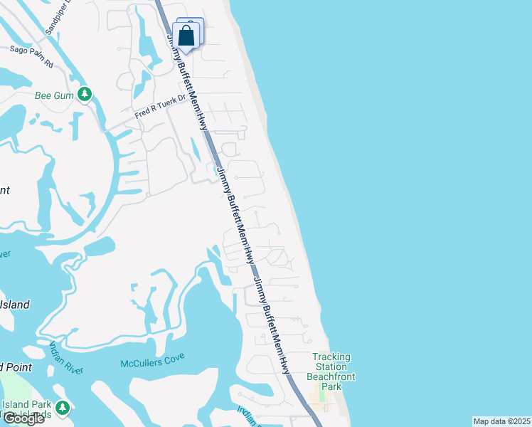 map of restaurants, bars, coffee shops, grocery stores, and more near 5536 Highway A1A in Vero Beach