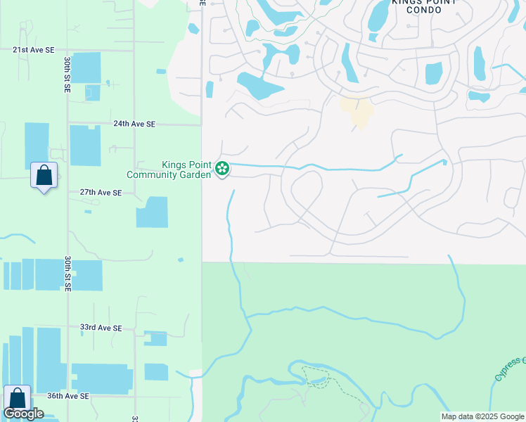 map of restaurants, bars, coffee shops, grocery stores, and more near 1255 Lyndhurst Greens Drive in Sun City Center