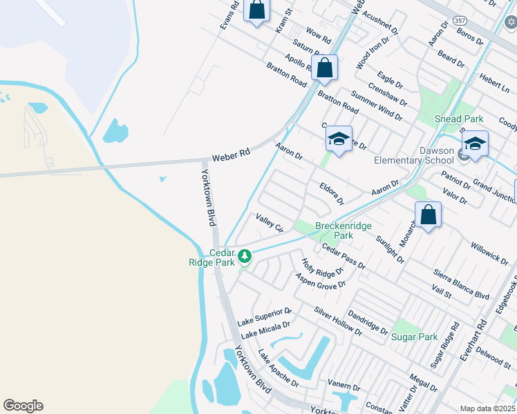 map of restaurants, bars, coffee shops, grocery stores, and more near 7153 Lake Tahoe Drive in Corpus Christi