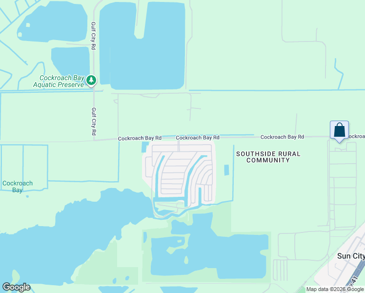 map of restaurants, bars, coffee shops, grocery stores, and more near 4100 Honolulu Loop in Ruskin