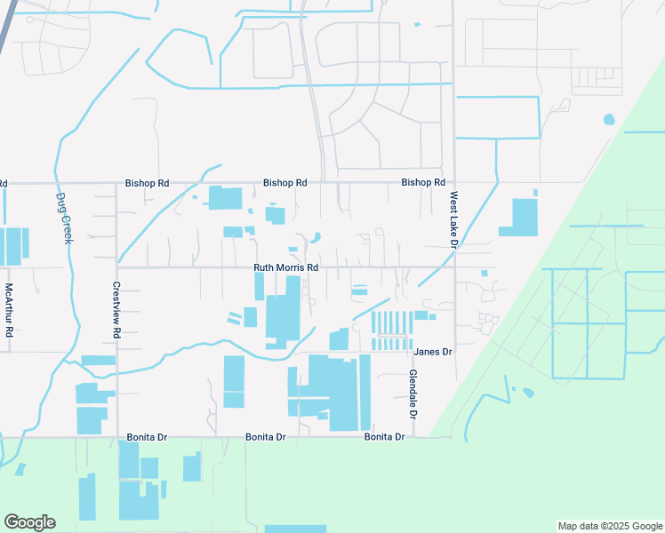 map of restaurants, bars, coffee shops, grocery stores, and more near 5409 Ruth Morris Road in Wimauma