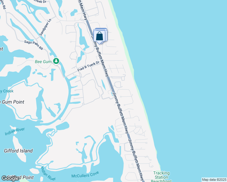 map of restaurants, bars, coffee shops, grocery stores, and more near 6270 Florida A1A in Vero Beach