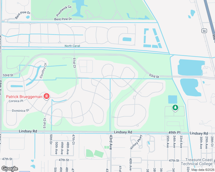 map of restaurants, bars, coffee shops, grocery stores, and more near 4343 Beauty Leaf Circle in Vero Beach