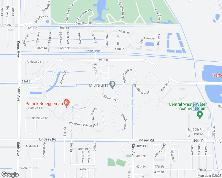 map of restaurants, bars, coffee shops, grocery stores, and more near 5163 Longhorn Drive in Vero Beach