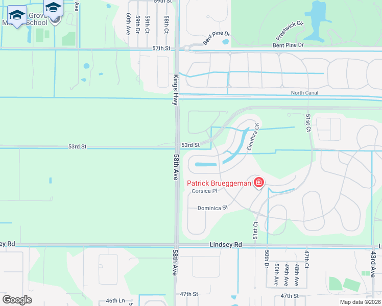 map of restaurants, bars, coffee shops, grocery stores, and more near 5453 Barbados Square in Vero Beach