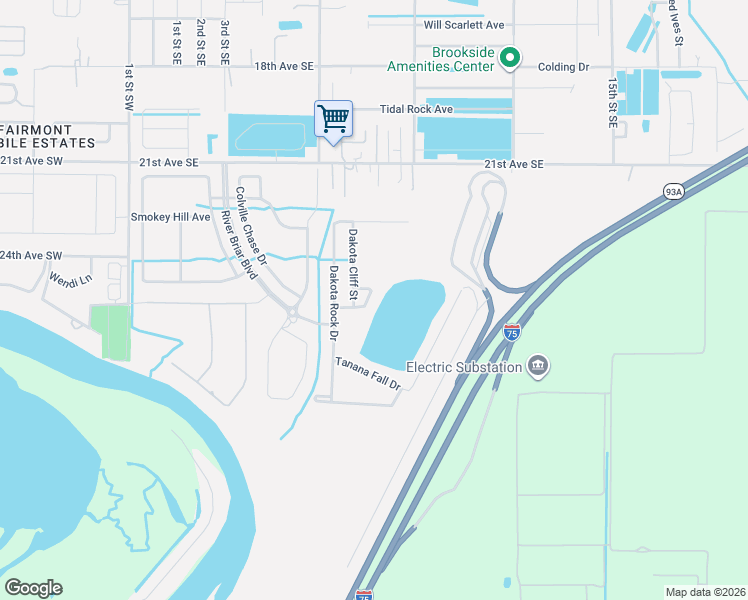map of restaurants, bars, coffee shops, grocery stores, and more near 619 Wabash Breeze Circle in Ruskin