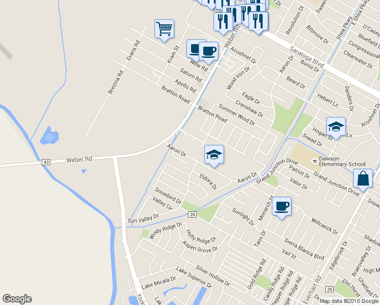 map of restaurants, bars, coffee shops, grocery stores, and more near 7040 Carmer Circle in Corpus Christi