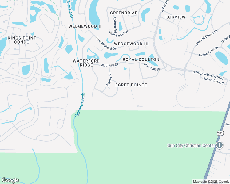 map of restaurants, bars, coffee shops, grocery stores, and more near 2235 Preservation Green Court in Sun City Center