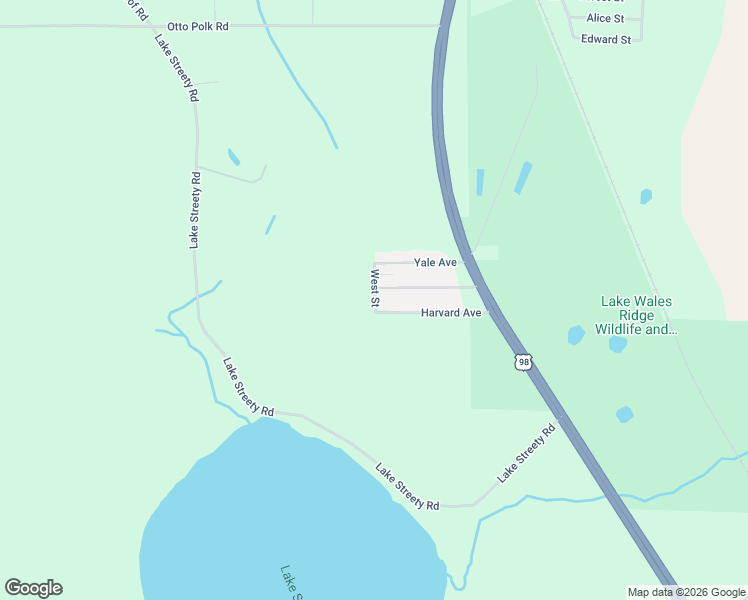 map of restaurants, bars, coffee shops, grocery stores, and more near 27 Princeton Avenue in Frostproof