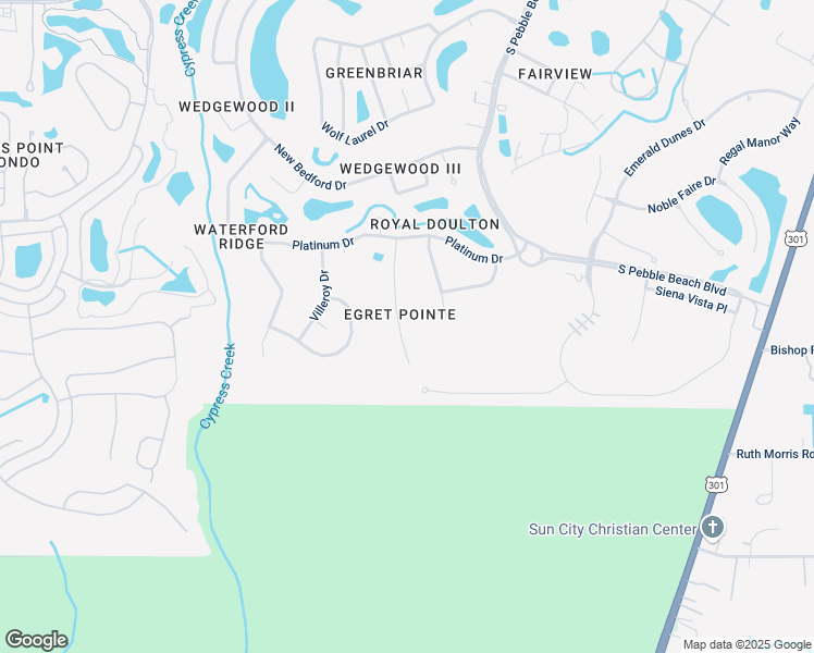 map of restaurants, bars, coffee shops, grocery stores, and more near 1331 Misty Greens Drive in Sun City Center