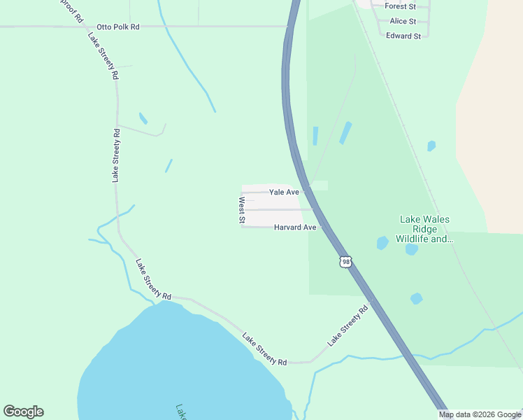 map of restaurants, bars, coffee shops, grocery stores, and more near 37 Princeton Avenue in Frostproof