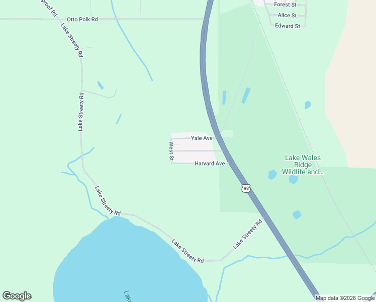 map of restaurants, bars, coffee shops, grocery stores, and more near 37 Princeton Avenue in Frostproof