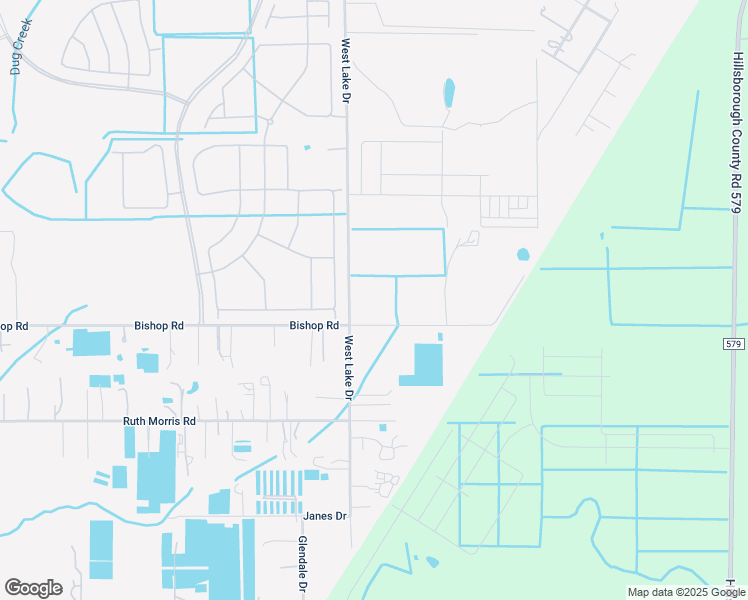 map of restaurants, bars, coffee shops, grocery stores, and more near 2340 West Lake Drive in Wimauma