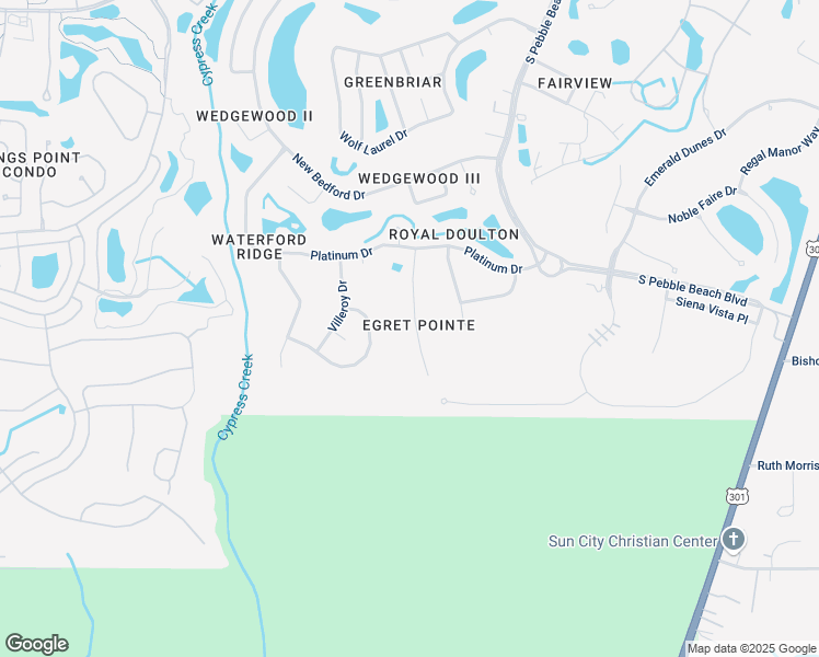 map of restaurants, bars, coffee shops, grocery stores, and more near 1331 Misty Greens Drive in Sun City Center