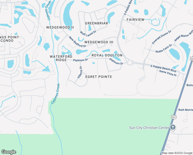 map of restaurants, bars, coffee shops, grocery stores, and more near 1331 Misty Greens Drive in Sun City Center