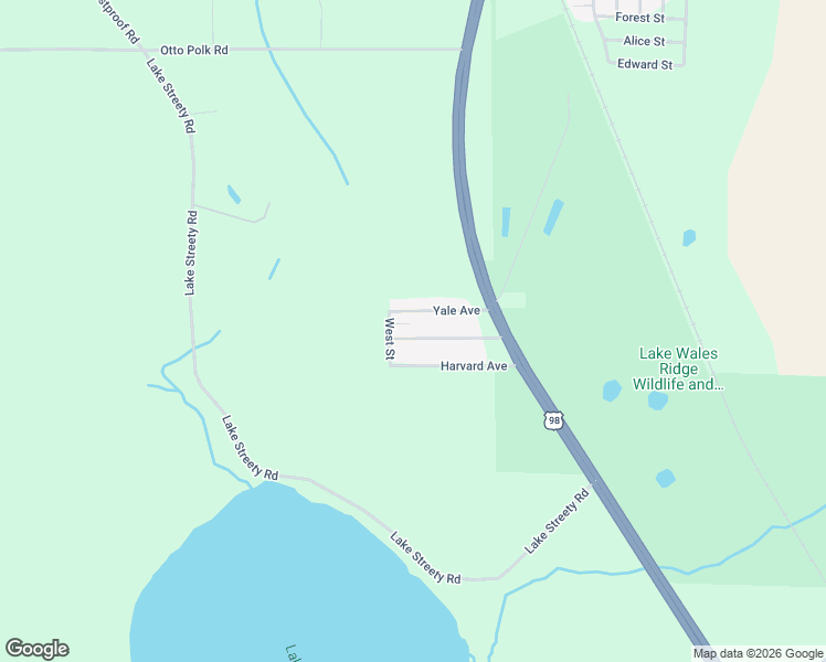 map of restaurants, bars, coffee shops, grocery stores, and more near 37 Princeton Avenue in Frostproof