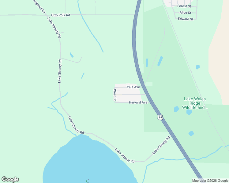 map of restaurants, bars, coffee shops, grocery stores, and more near 27 Princeton Avenue in Frostproof