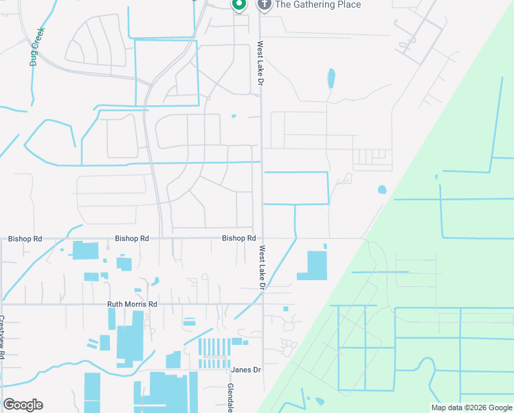 map of restaurants, bars, coffee shops, grocery stores, and more near 2340 West Lake Drive in Wimauma