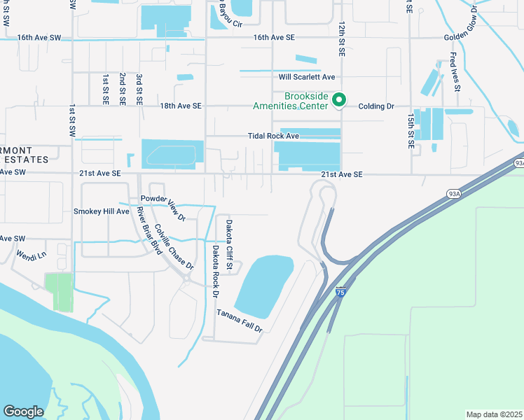 map of restaurants, bars, coffee shops, grocery stores, and more near 2307 Dakota Rock Drive in Ruskin