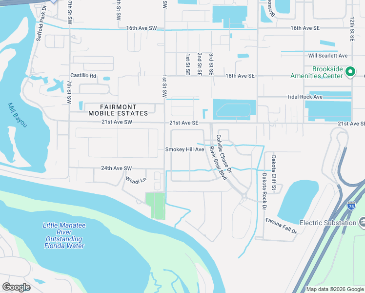 map of restaurants, bars, coffee shops, grocery stores, and more near 112 Smokey Hill Avenue in Ruskin