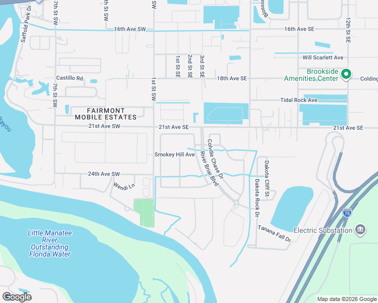map of restaurants, bars, coffee shops, grocery stores, and more near 208 Smokey Hill Avenue in Ruskin