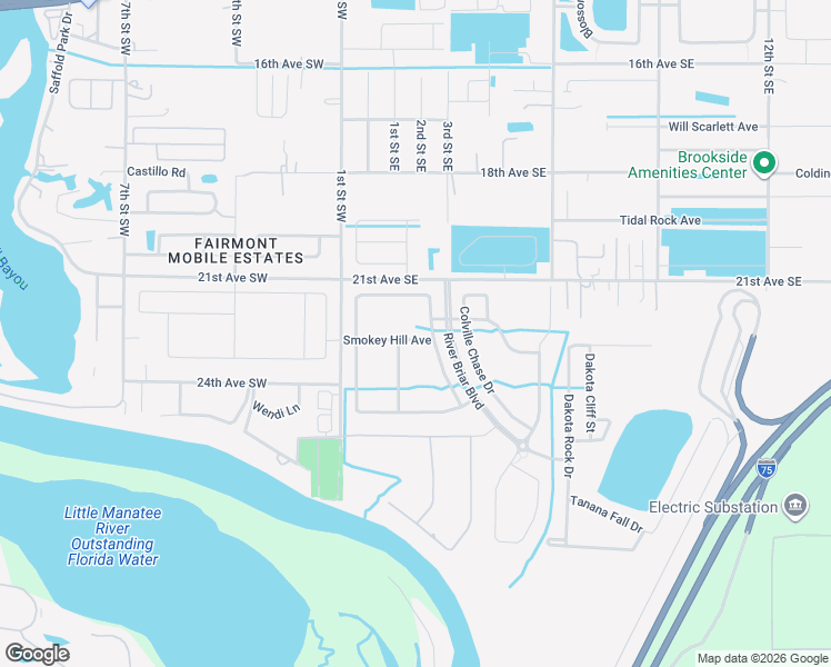 map of restaurants, bars, coffee shops, grocery stores, and more near 208 Smokey Hill Avenue in Ruskin