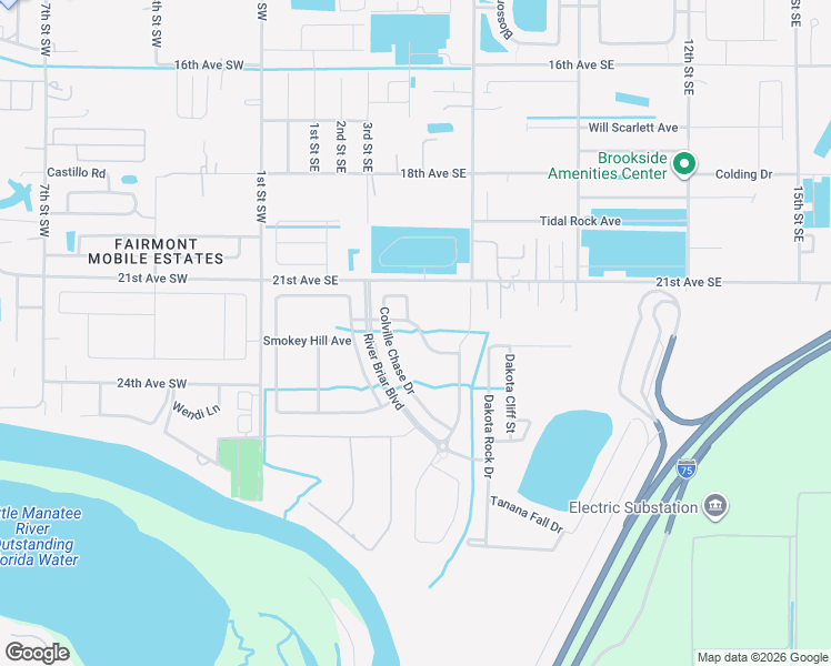 map of restaurants, bars, coffee shops, grocery stores, and more near 507 Powder View in Ruskin