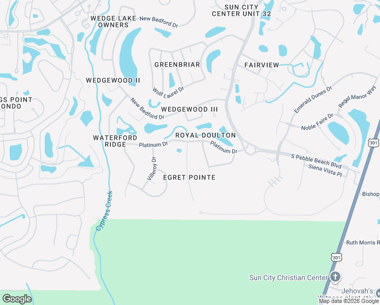 map of restaurants, bars, coffee shops, grocery stores, and more near 1315 Misty Greens Drive in Sun City Center