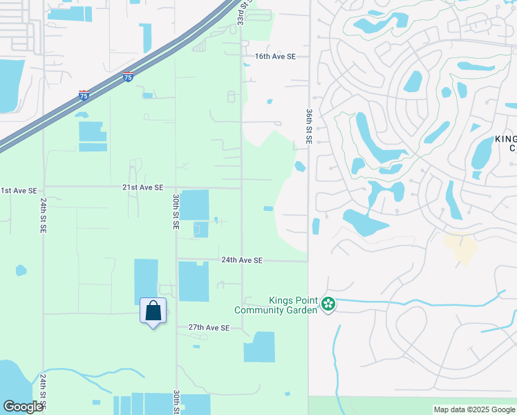 map of restaurants, bars, coffee shops, grocery stores, and more near 2202 33rd Street Southeast in Ruskin
