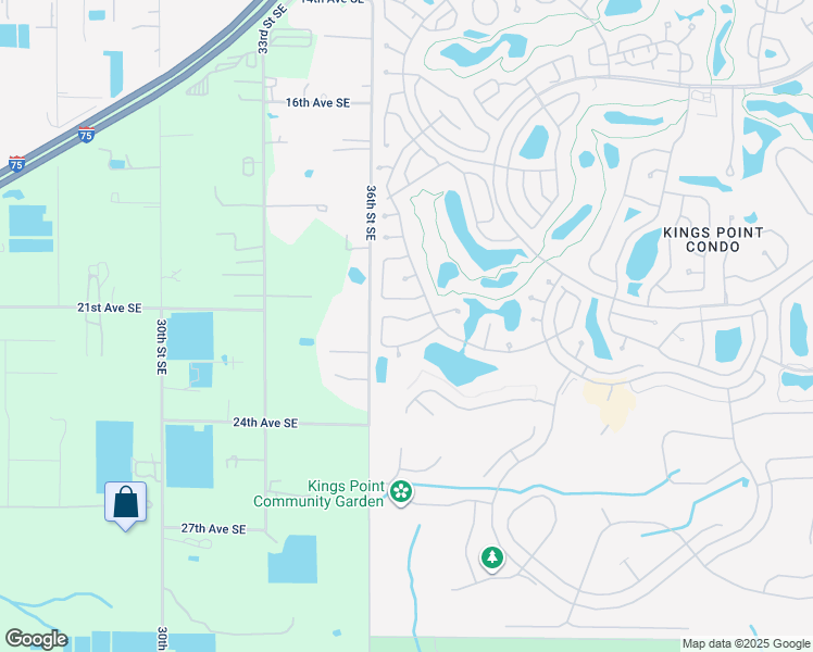 map of restaurants, bars, coffee shops, grocery stores, and more near 2445 New Haven Circle in Sun City Center