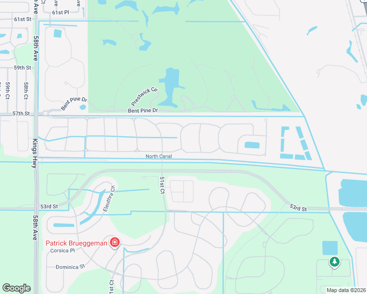 map of restaurants, bars, coffee shops, grocery stores, and more near 5510 45th Avenue in Vero Beach