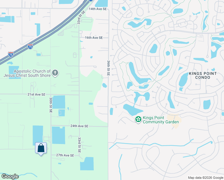 map of restaurants, bars, coffee shops, grocery stores, and more near 2467 Nantucket Harbor Loop in Sun City Center