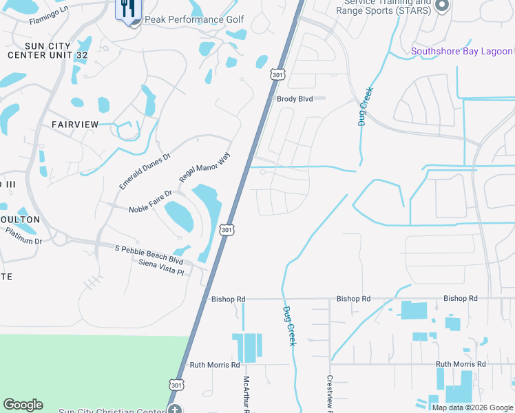 map of restaurants, bars, coffee shops, grocery stores, and more near 17324 White Mangrove Drive in Wimauma