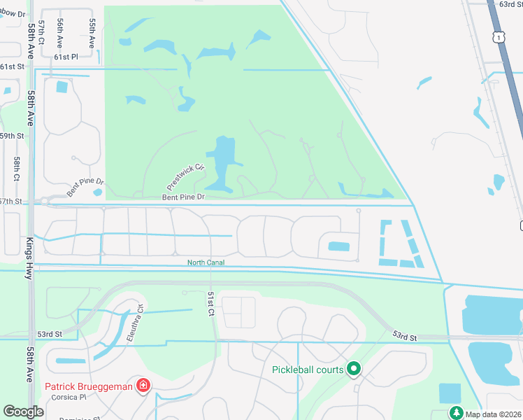 map of restaurants, bars, coffee shops, grocery stores, and more near 5582 43rd Court in Vero Beach
