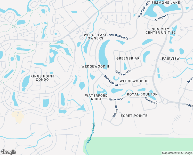 map of restaurants, bars, coffee shops, grocery stores, and more near 2107 Platinum Drive in Sun City Center