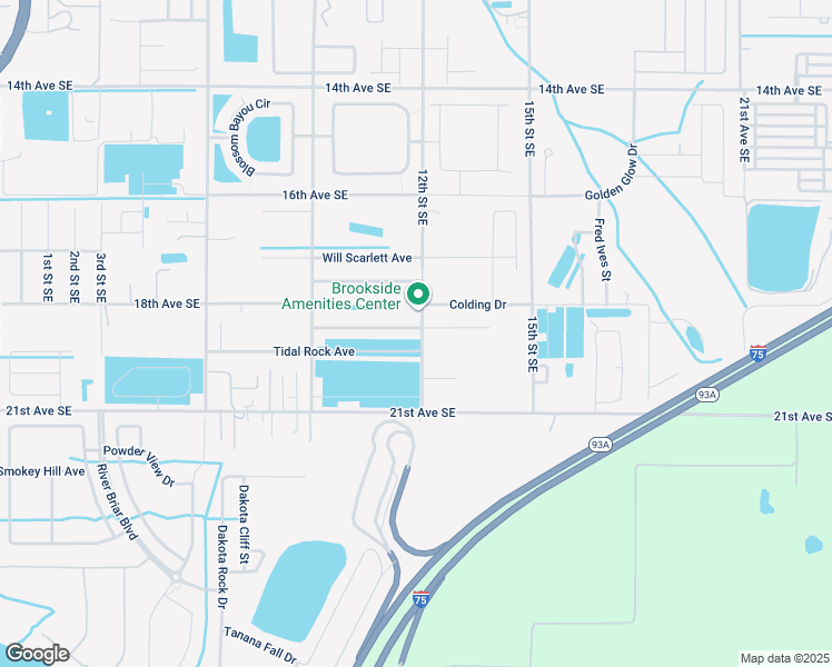 map of restaurants, bars, coffee shops, grocery stores, and more near 1115 Swaying Sawgrass Avenue in Ruskin