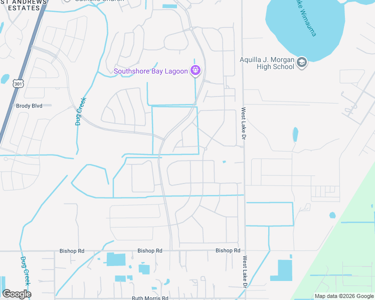 map of restaurants, bars, coffee shops, grocery stores, and more near in Wimauma