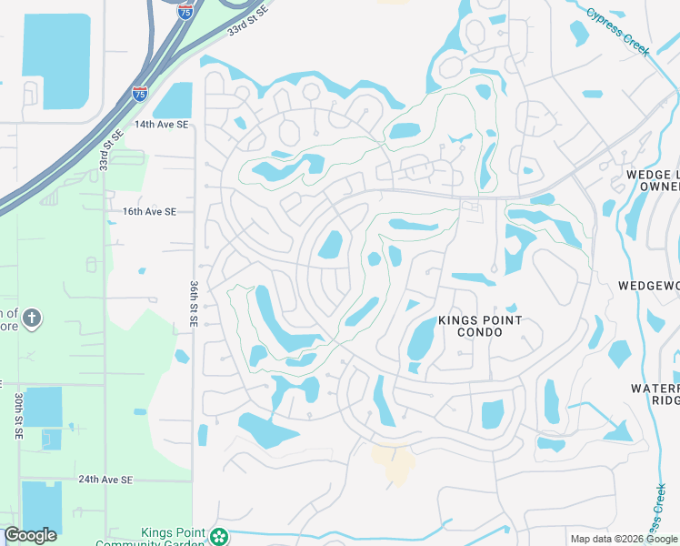 map of restaurants, bars, coffee shops, grocery stores, and more near 2629 Lancaster Drive in Sun City Center