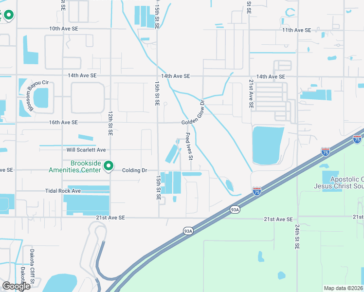 map of restaurants, bars, coffee shops, grocery stores, and more near 1510 15th Street Southeast in Ruskin