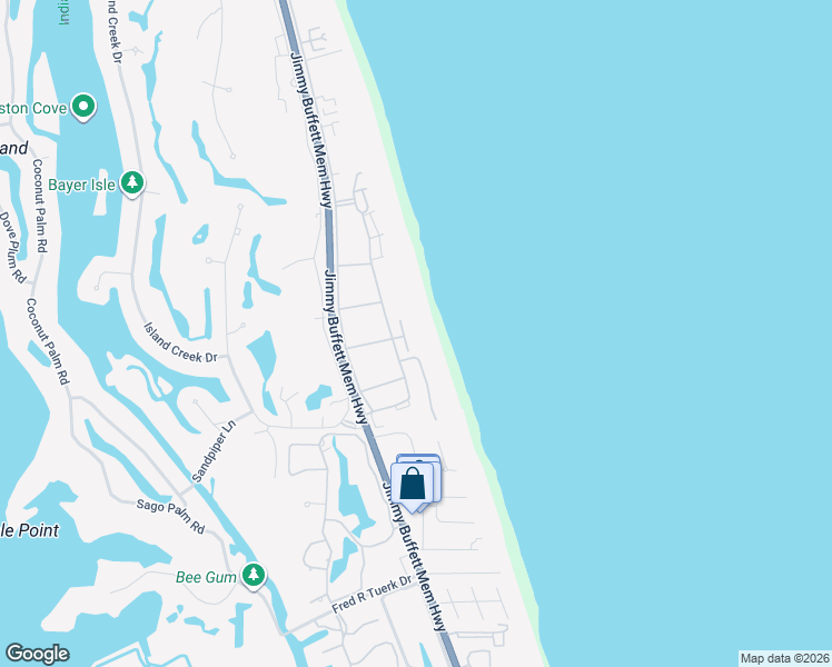 map of restaurants, bars, coffee shops, grocery stores, and more near 1070 Beach Road in Indian River Shores