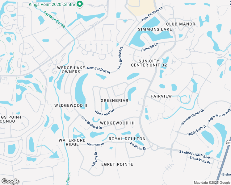 map of restaurants, bars, coffee shops, grocery stores, and more near 1817 Granville Lane in Sun City Center